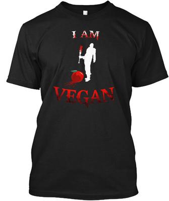 Ich bin Veganer T-Shirt Hergestellt in den USA Größe S bis 5XL
