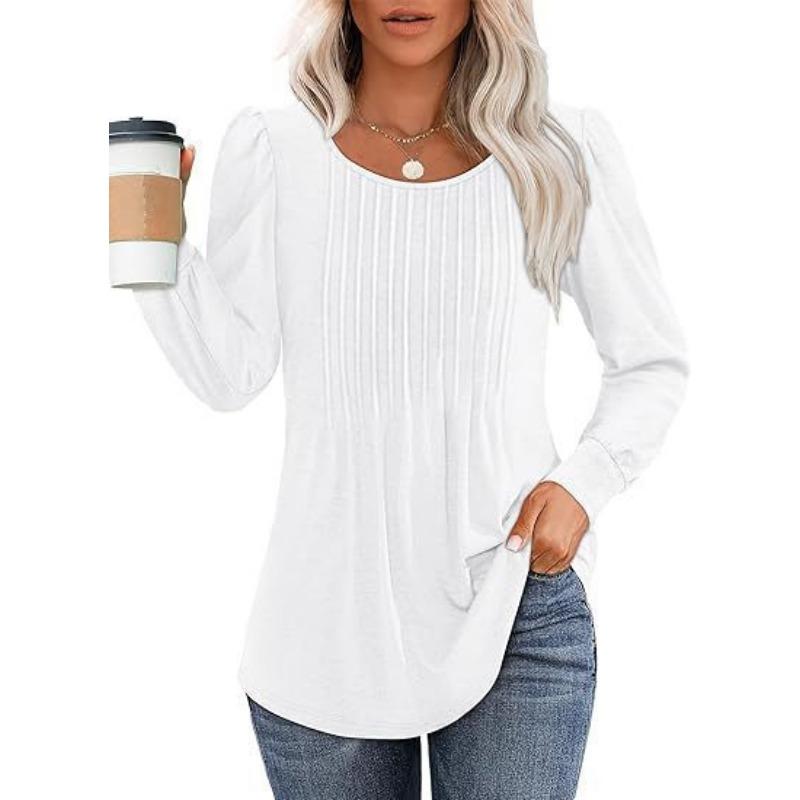 Fashion Casual Simple Long Sleeve Women T-shirt O Neck Slim Fit Office Ladies Shirt Spring Summer Elegant Solid Color Basic Tee Tops Versatile Blouses