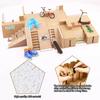DIY Finger Skateboard Deck Ramp Set Pro Fingerboard Mini Skatepark Kit Mini Stunt Finger Board Skate Training for Kids Gifts