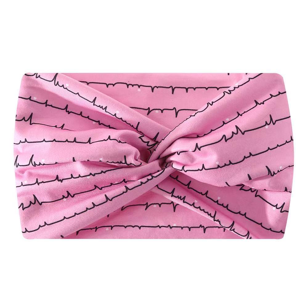 European & American Bohemian Print Sports Headband Hair Accessory