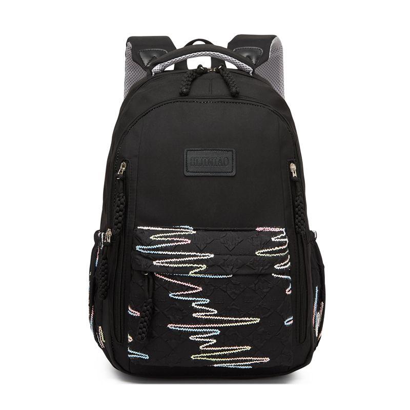 

Mach & Kili Рюкзак большой вместимости с отстегивающимися лямками для снижения нагрузки 2025 Новый туристический рюкзак Повседневный школьный рюкзак Black