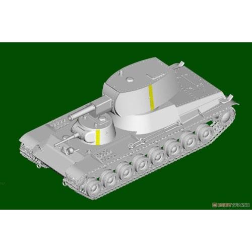 Trumpeter 1/35 scale Soviet T-100Z multi-turret heavy tank plastic model kit 09591, molded in color