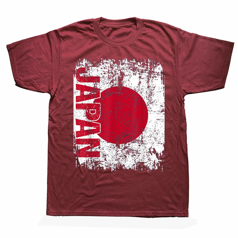 Funny JAPAN JAPANESE Flag Vintage T Shirts Summer Graphic Cotton Streetwear Short Sleeve Birthday Gifts T-shirt Mens Clothing