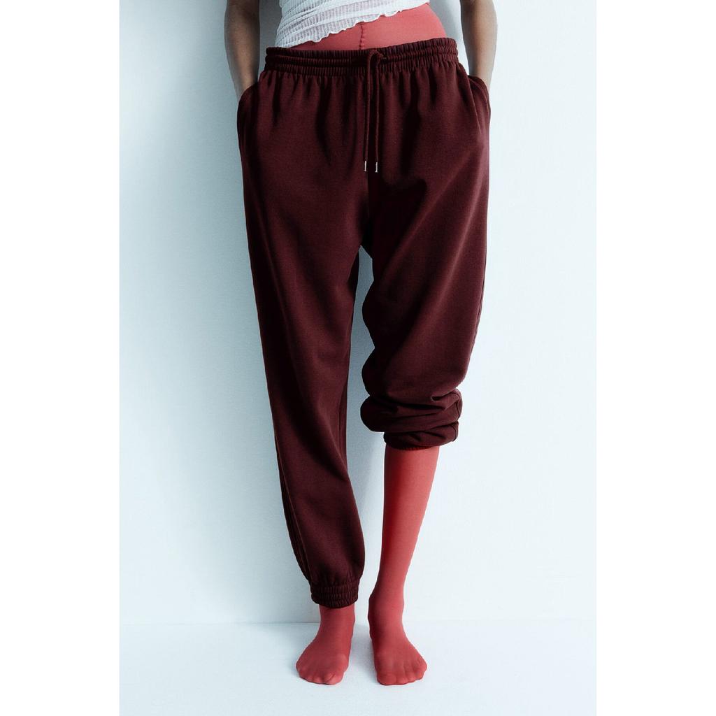 Pantaloni de jogger cu talie înaltă