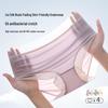Tingmei Women's Plus Size High-Waist Seamless Antibacterial Briefs (4-Pack)