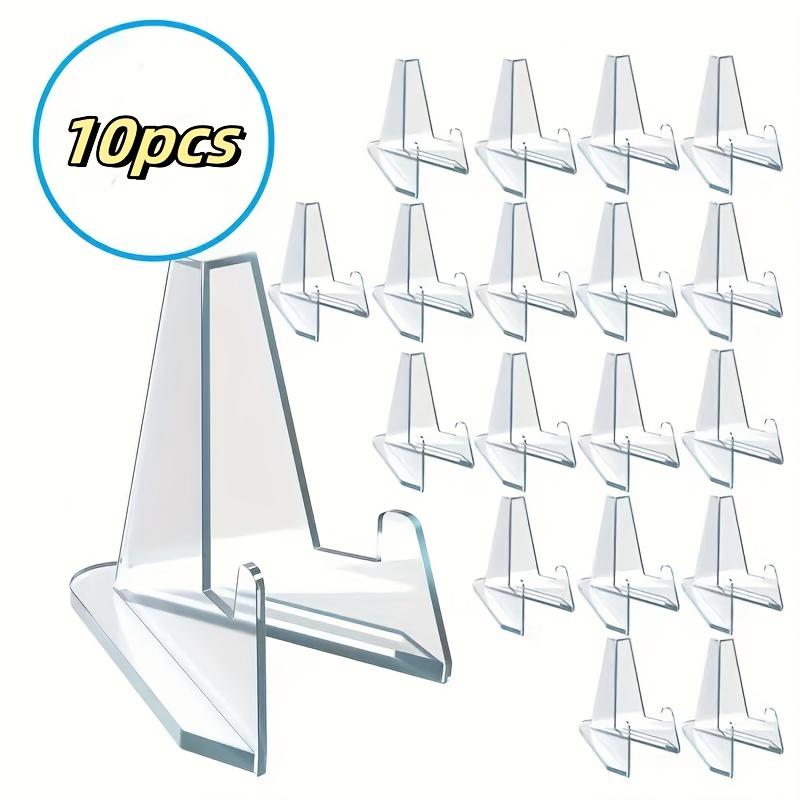 Set of 10 Display Holders, Ideal for Showcasing Collectible Coins, Medals, And Badges As Part of Table Decor