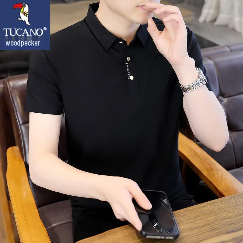 

TUCANO Men s Ice Silk Short Sleeve Polo Shirt M