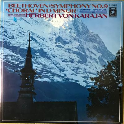LP deska BEETHOVEN . HERBERT VON KARAJAN, PH - Symfonie č.. 9 d moll "Sborová" AA8310 ANGEL RECORDS Japonsko Klasická Použitá
