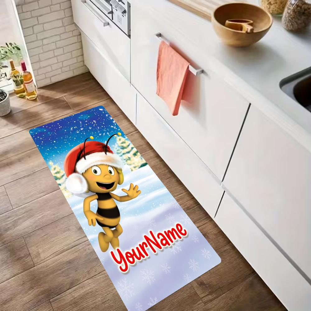 Biene Maja Customize Your Name Kitchen Rug Runner Rug Laundry Mat Hallway Entryway The Best Gift Choice