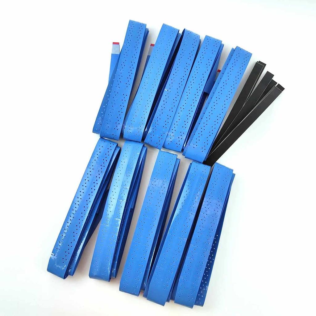 F NODE Grip Large Pack of for and Fishing Baseball Soft Thin End Various Sky White Tape, 10, Anti-Slip, Badminton, Tennis, Baseball, Golf, Rods,