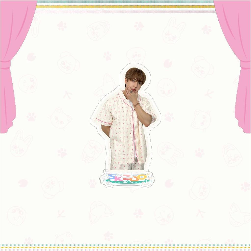 Stray Kids New Acrylic Double Sided Stand Up Skzoo Acrylic Stand Up Desktop Ornament Star Surrounding Kpop