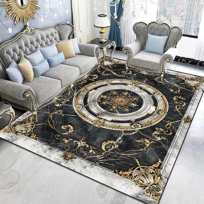 Luxurious Large Area Carpet Living Room Nordic Style Decoration Sofa Area Rugs for Bedroom Floor Mat Non-slip Entrance Door Mats