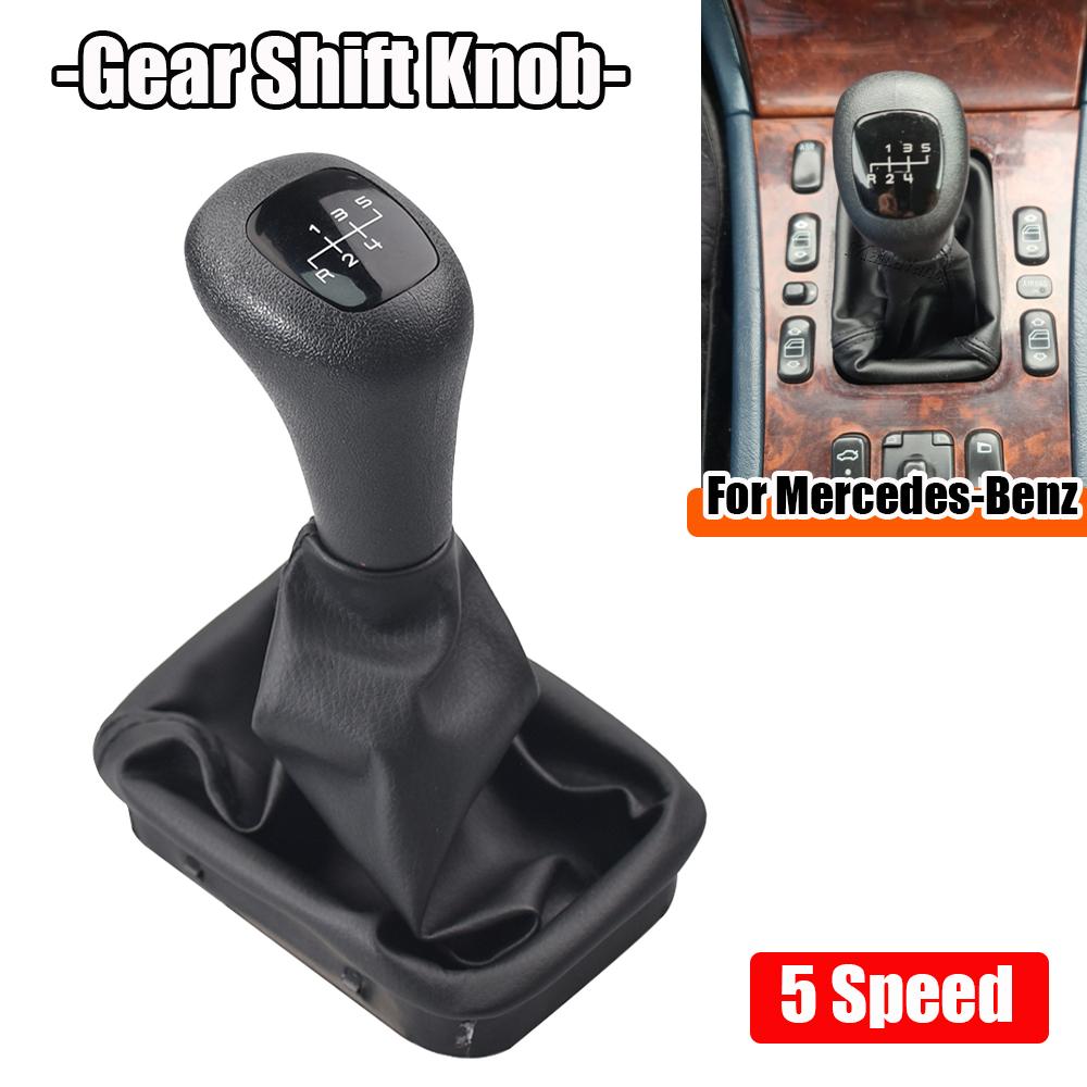 High Quality Manual 5 6 Speed Gear Shift Knob Lever Handle For Mercedes Benz W202 C Class S202 W208 C208 CLK W210 E Car-styling