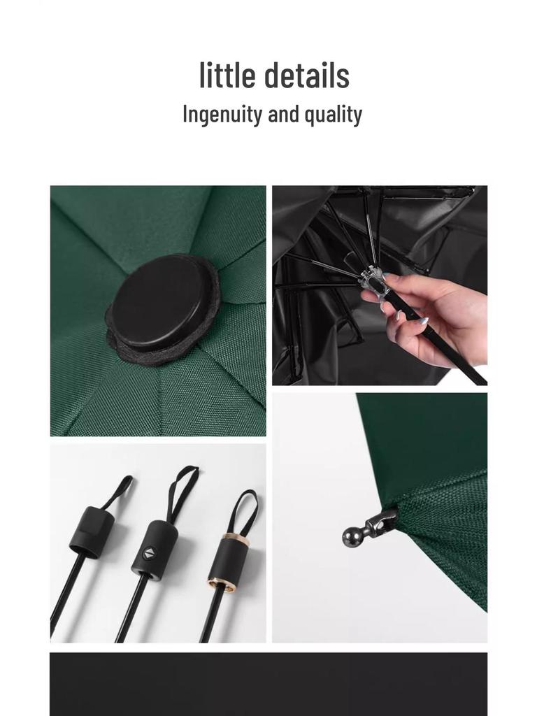 Extra Large Unisex Sunshade & UV Protection Folding Umbrella - Rain or Shine