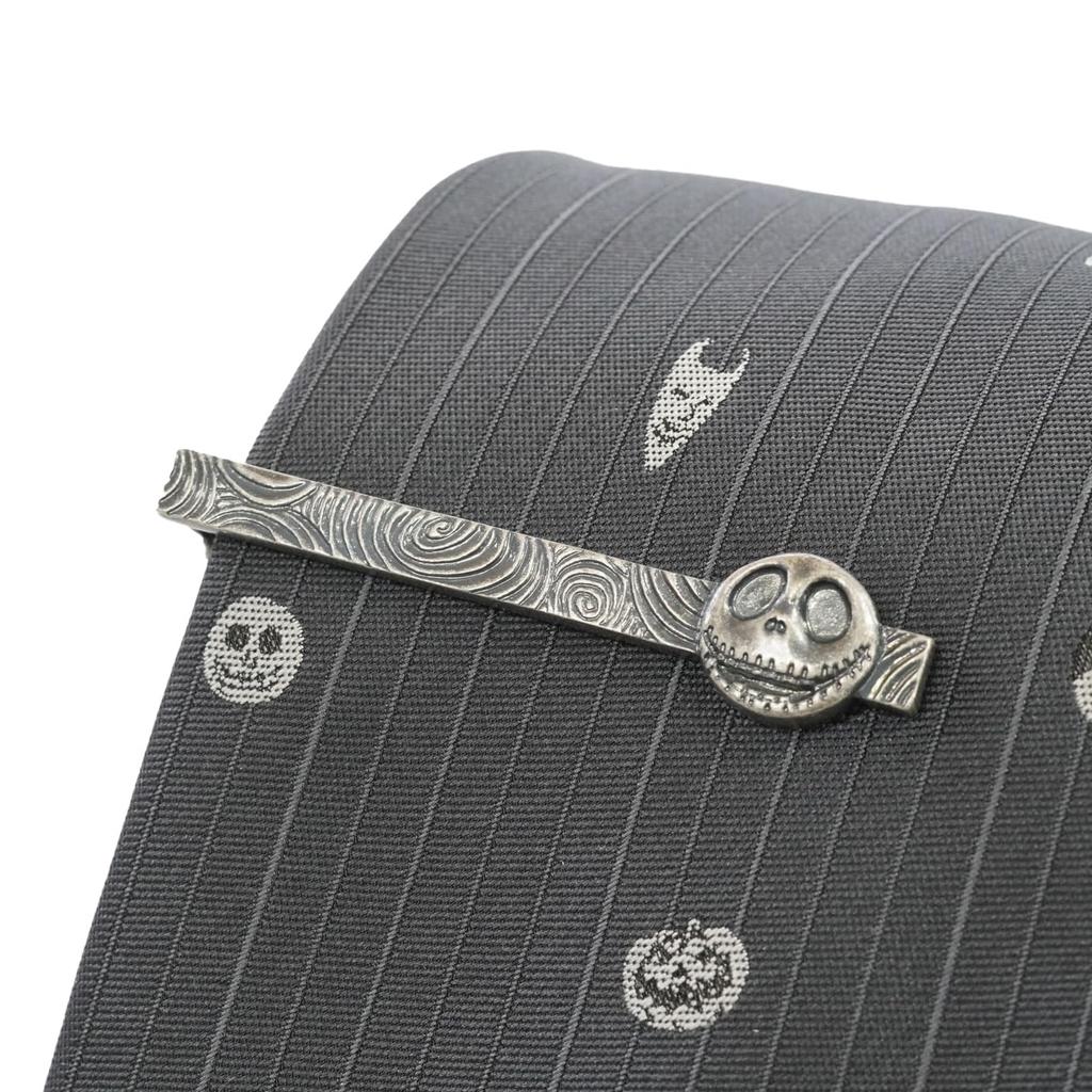 [Disney] Necktie & Tie Bar Box Set (Nightmare Before Christmas Vertical Pattern)