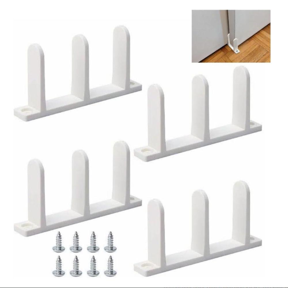 4pcs Easy Installation Cabinet Sliding Door Guide Sliding Closet Door Guide  Smooth Operation