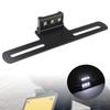 Motorcycle LED Rear Light with Plate Lamp 12V Versatile 12V LED Motorcycle Tail Lamp with Brackets Simple Installation