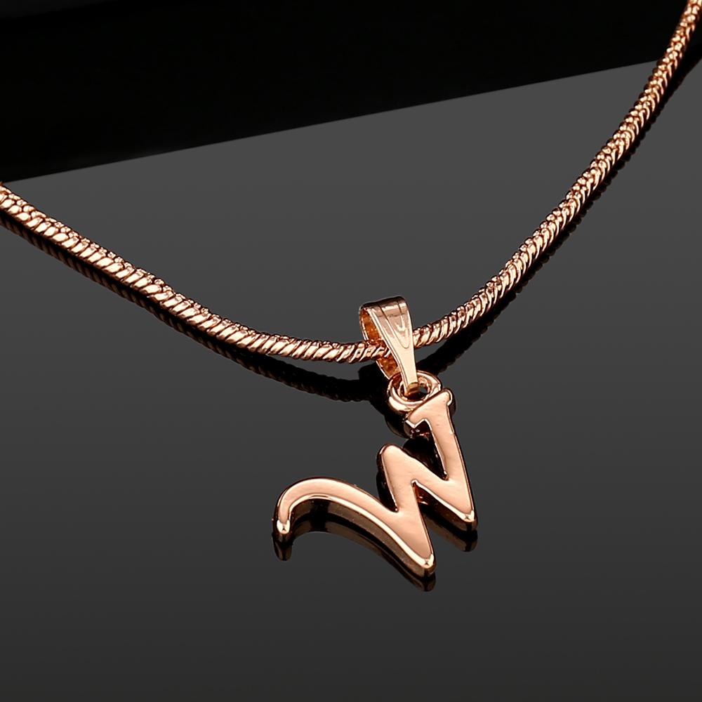 

Estele Valentine gift - Подвеска Intital W Letter с покрытием из розового золота для женщин