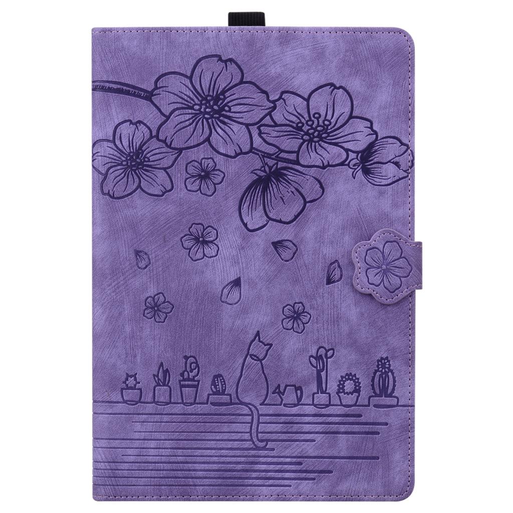 For Redmi Pad Pro 12.1 Inch 2024 Case Leather Wallet Cards Stand Tablet Cover Flowe Cats Case for Xiaomi Poco Pad 12.1 Cover