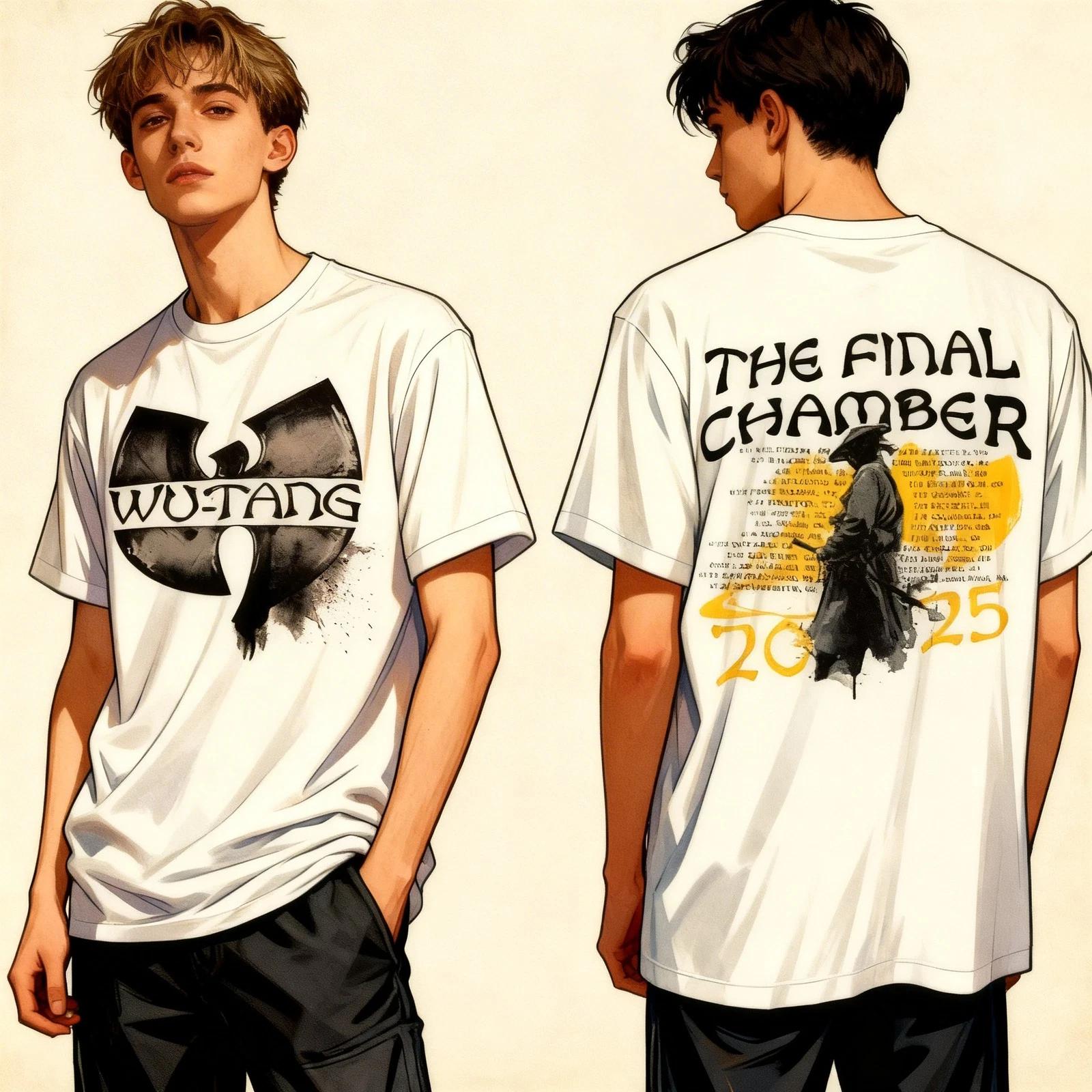 НОВЫЙ!!! Клан The Final Chamber Wu Tang Forever Tour 2025 Футболка переиздание L