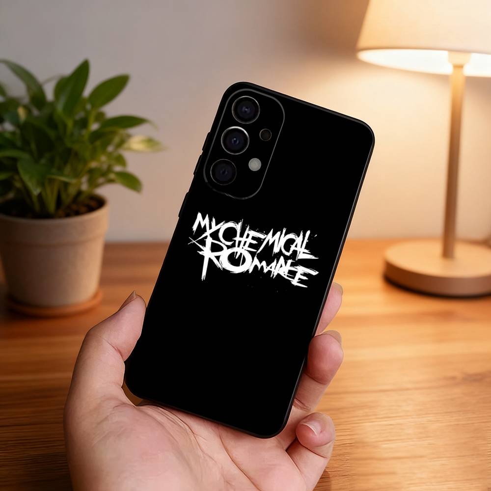 My C-Chemical R-Romance Black Cover Phone Case For Samsung S26,S25,S24,S21,S22,S23,S30,Ultra,S20,Plus,Fe,Lite,5G