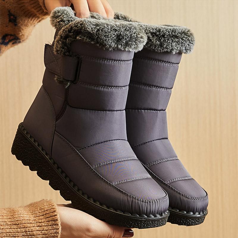 

Boots Woman Fashion Winter Boots Women Winter Shoes Women s Snow Boots With Fur Super Warm Footwear Low Heels Middle Botas Mujer 36