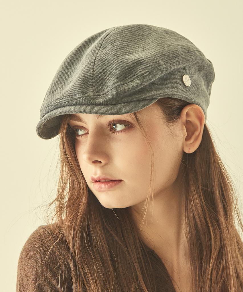 Chyami Jade Dark Grey Hunting Cap