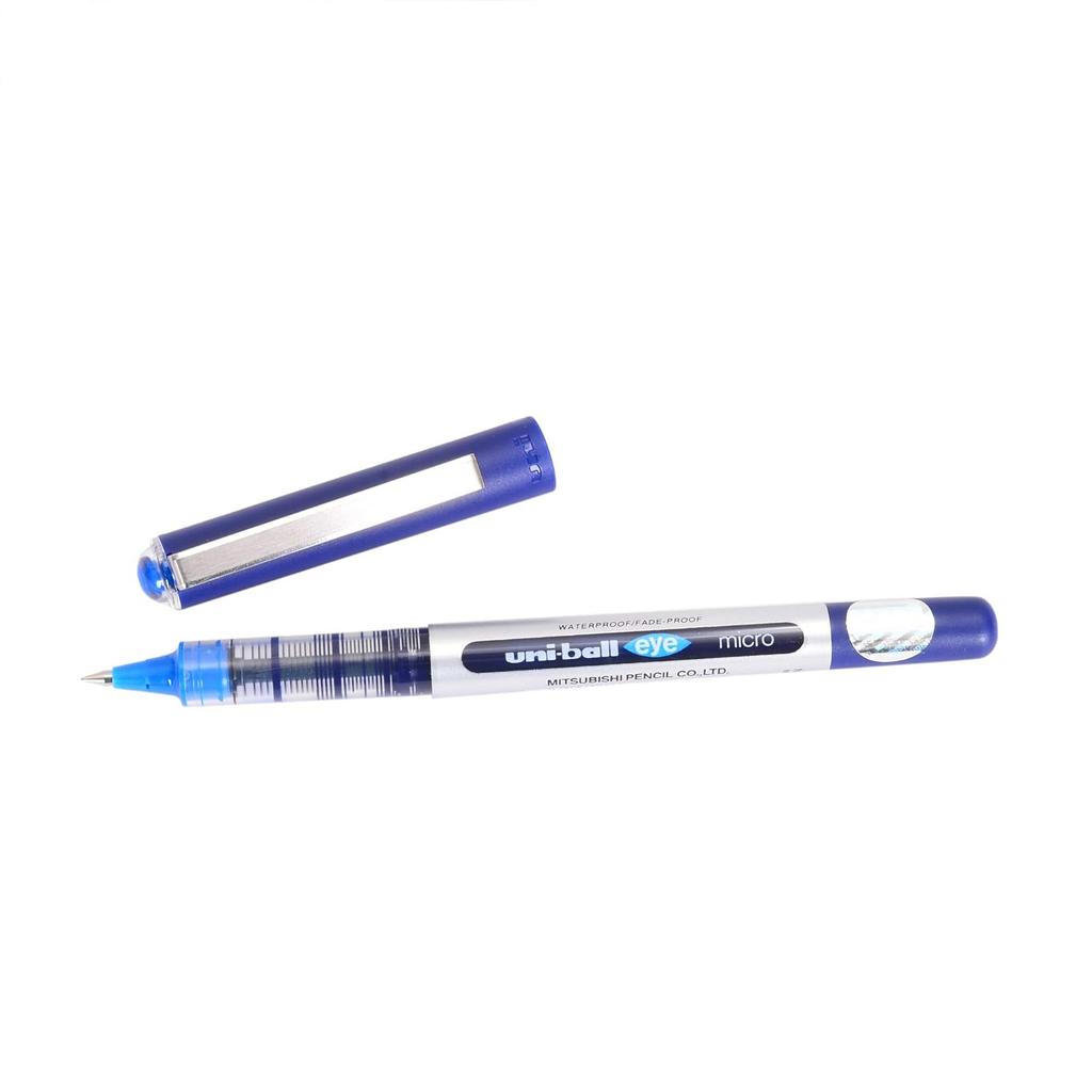 uni-ball Eye UB150 0.5mm Roller Ball Pen Blue Ink Pack of 5 Smooth Writing Office School Gift