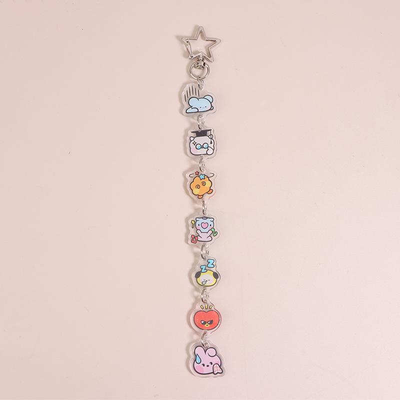 

Корейский Rizze Newjeans Zb1 Babymonster Мультяшный Акриловый Брелок Kpop Брелок Подвеска для Сумки Украшение для Ключей Подарок для Поклонников