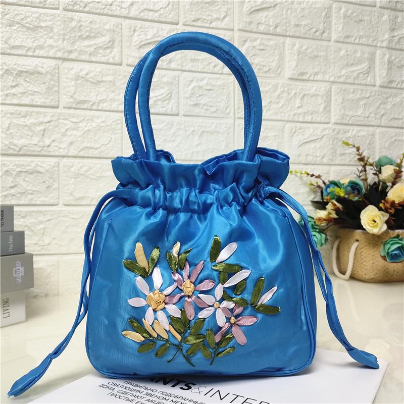Embroidered Handcrafted Ethnic Handbag - Compact Shopping Bag for Mobile & Essentials