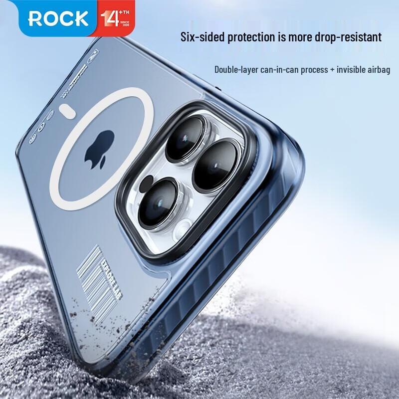 

ROCK MagSafe Dual-Layer Skin-Feel Case for iPhone 15 Pro