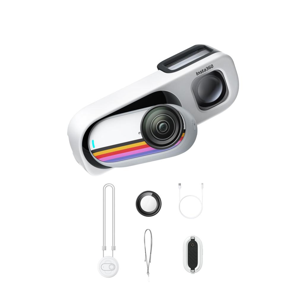 Insta360 GO 3S Retro Edition 4K Vlog Camera POV Wearable Ultra-Compact Lightweight