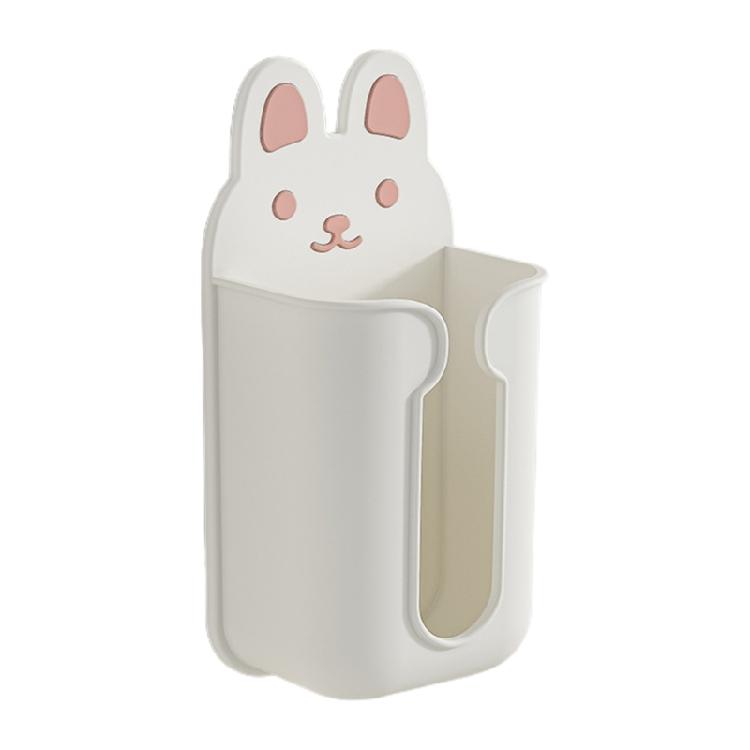 Wall Mounted Tissue Box Napkin Container Bathroom Adhesive Dispenser Organizer