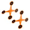 1/2/4Pcs Spinning Shoot Target 2/4MM Regular Thickened Rolling Shoot Practice Target Automatic Flip Quick Reset High Caliber Target