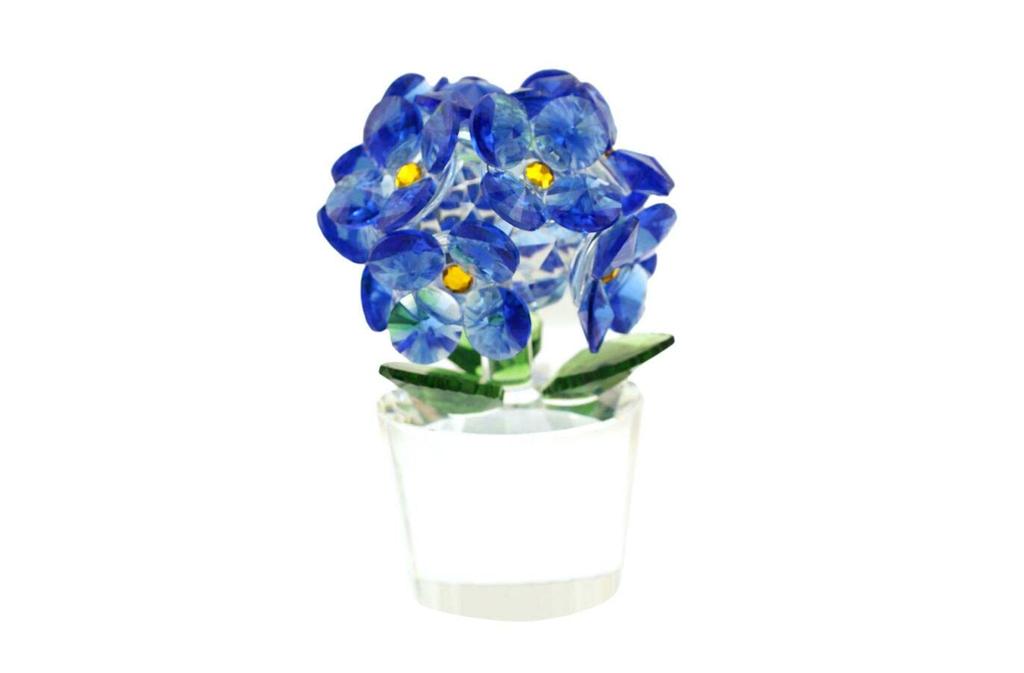 Navire Compact Crystal Hydrangea Figurine