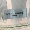 LES MUES Stretch Jacket & Pants Suit Women’s Top LL Bottom M Navy Stripe