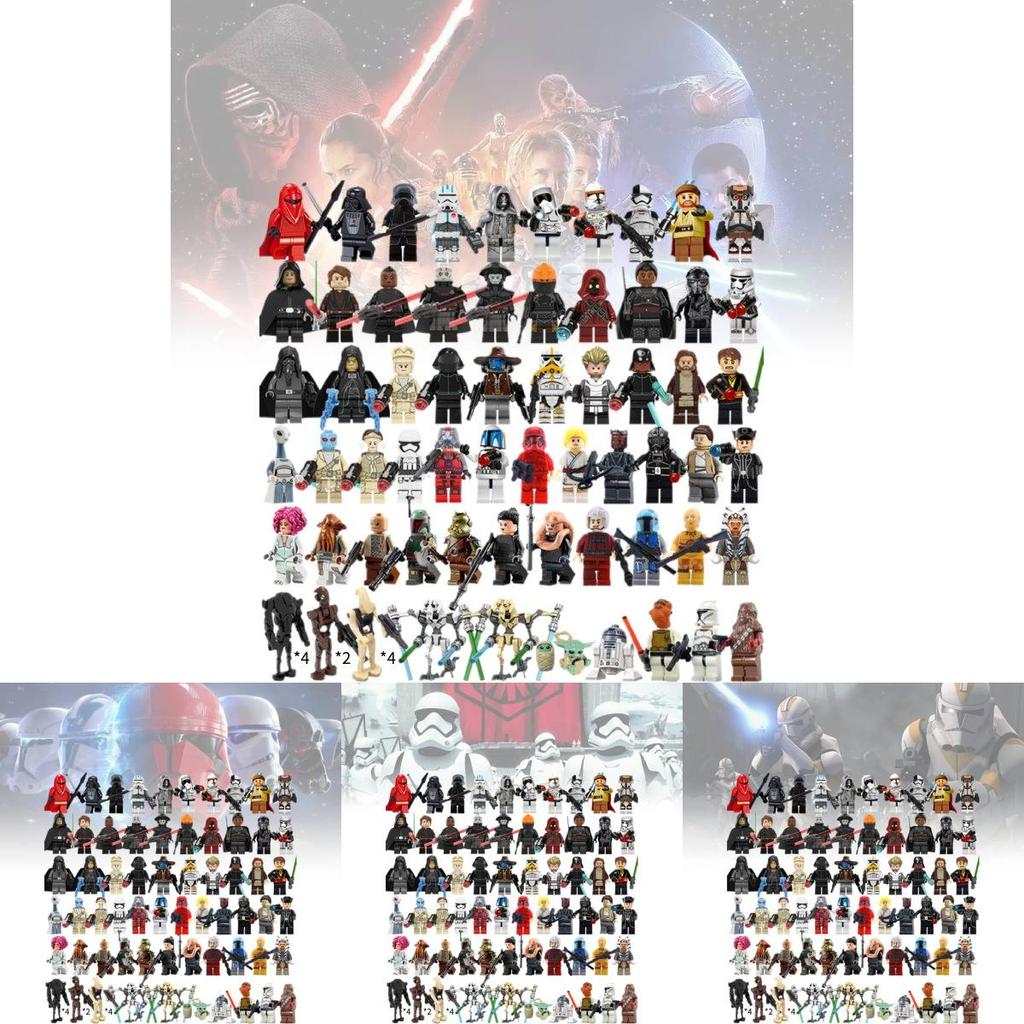 Complete Moc Building Blocks Figures Set With High Quality Abs Plastic Material For Creative Play And Collecting