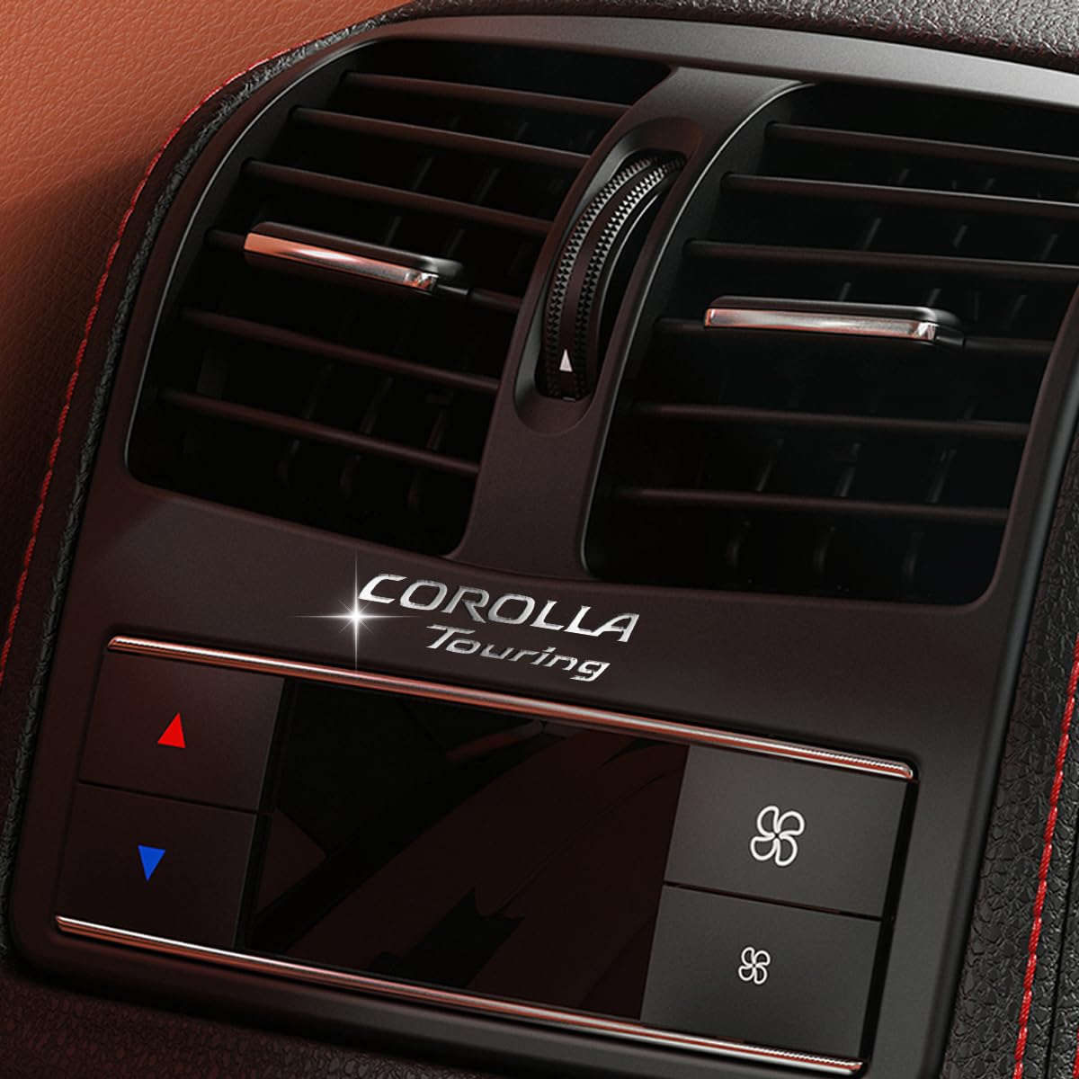 Corolla Touring Exclusive Emblem Car Logo Decorative Sticker Metal Decorative Corolla Touring COROLLA TOURING серебряный