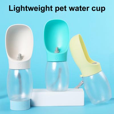 300ml Auslaufsichere Hunde-Wasserflasche Outdoor Tragbarer Welpen-Wasserspender mit Schüssel zum Spazierengehen Reisen Wandern