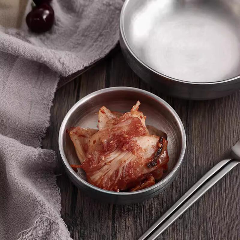 ZISIZ Vintage Korean Stainless Steel Dipping Dishes