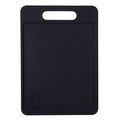 Cooking Researcher Supervised Cutting Board Black Antibacterial Dishwasher Safe Non-Slip Latuna King Jim Elastomer (Black 33.5x23.5cm)