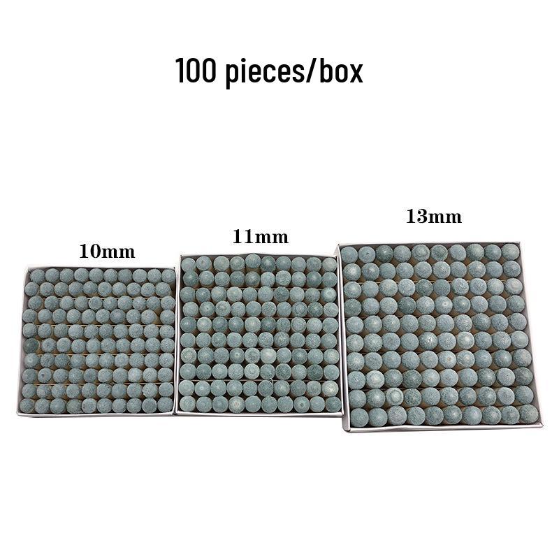 Billiard Cue Tip Cover - 10mm Leather and Plastic Cap for Small Heads