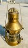 Solid Brass Anchor Lantern: Vintage Maritime Style Electric Lamp