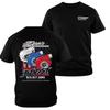 Turbo Boost Performance 2-Sided Black Graphic T-Shirt Diesel Tee