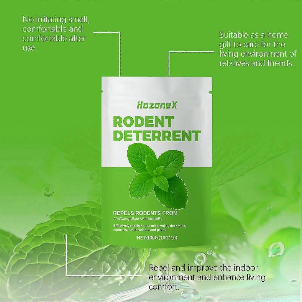 HozoneX Peppermint Oil Home Rodent Repellent Plant Ingredients Indoor Mild Rodent Repellent Convenient Home Rodent Repellent