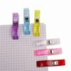 50 Pieces Sewing Clips Plastic Clamps Fabric Quilting Crafting Crocheting Knitting Paper Binding Clips Sewing Clothespins