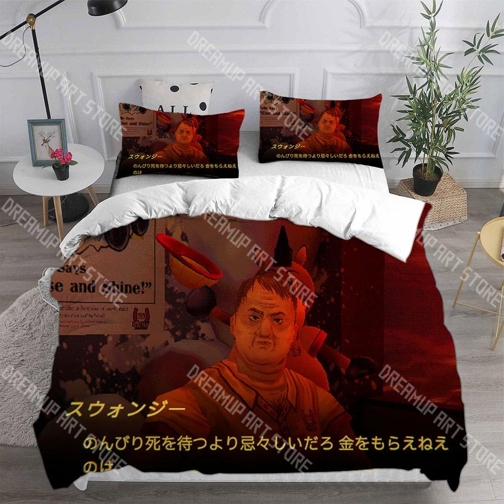 Fashion Game Mouthwashing Bedding Set Single Twin Full Queen King Size Bed Set Kids Bedroom Duvetcover Sets Bed Sheet Set