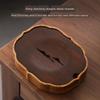 Chinese-Style Heavy Bamboo Pot Tray Water Storage Tea Table Bamboo Solid Wood Pot Mat Small Number Tea Tray Storage Kettle Tray