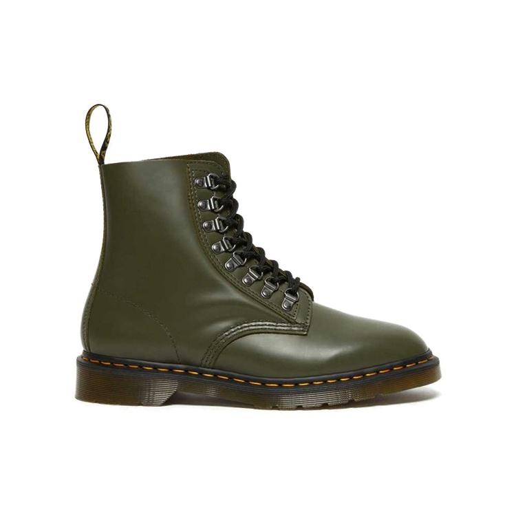 Dr. Martens 1460 Pascal Verso Stylish Simplicity Waterproof Wear-resistant Mid Tops Martin Boots Couple Style Green Men's 26966272