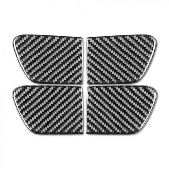 ABS Carbon Fiber Car Interior Door Handle Cover Trim For 2014-2017 Honda Accord